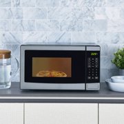 Mainstays 0.7 cu ft. 700-Watt Microwave, Stainless Steel with 10 Power –  BeeGo Life