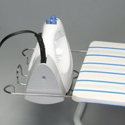 Household Essentials Deluxe Pressboard Tabletop Ironing Board with Iron Rest, April Stripe